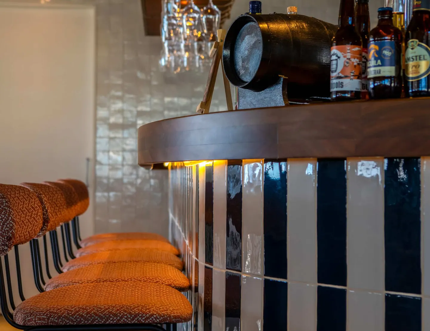 Sala del Restaurante Akquaaa preparada para un acto con público